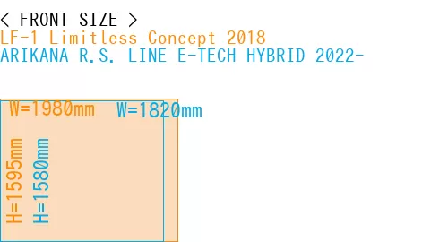 #LF-1 Limitless Concept 2018 + ARIKANA R.S. LINE E-TECH HYBRID 2022-